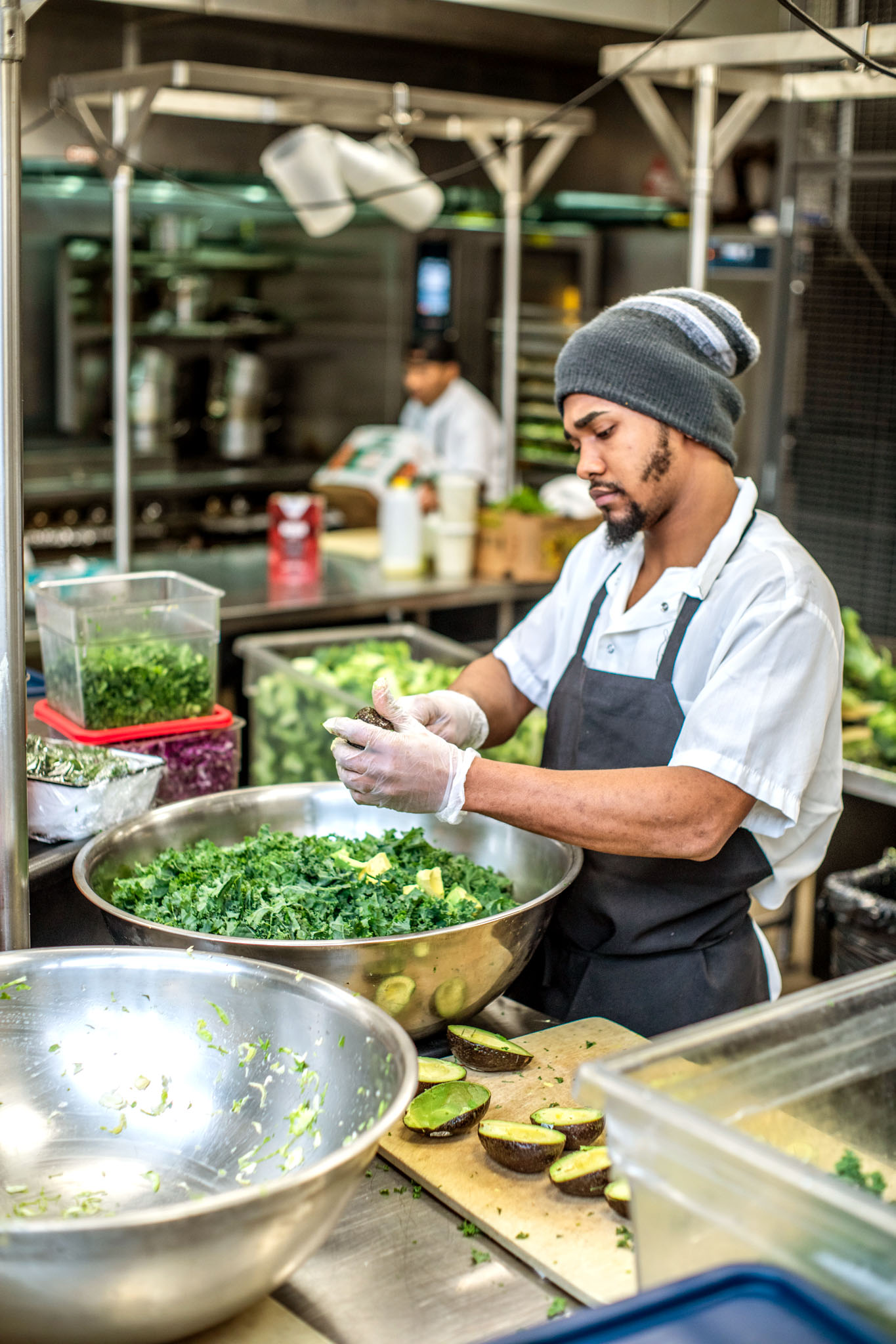 chef working in the kitchen