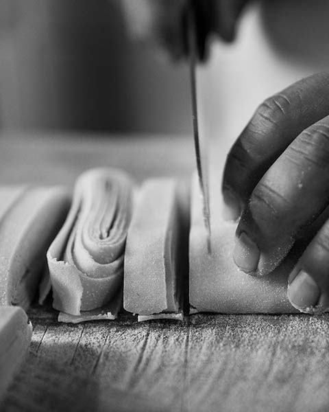 Handmade pasta done in-house.